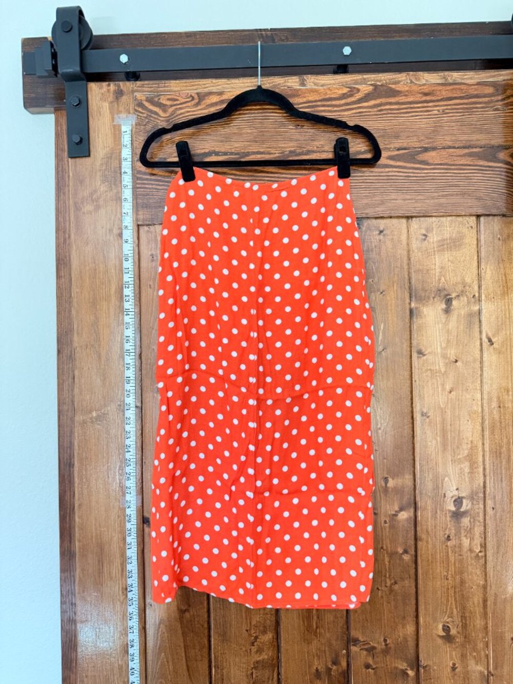 Reformation • Two Piece Set, Orange Polka Dot - Picture 9 of 16